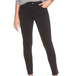 Banana Republic Skinny Black Denim Jeans Size 29
